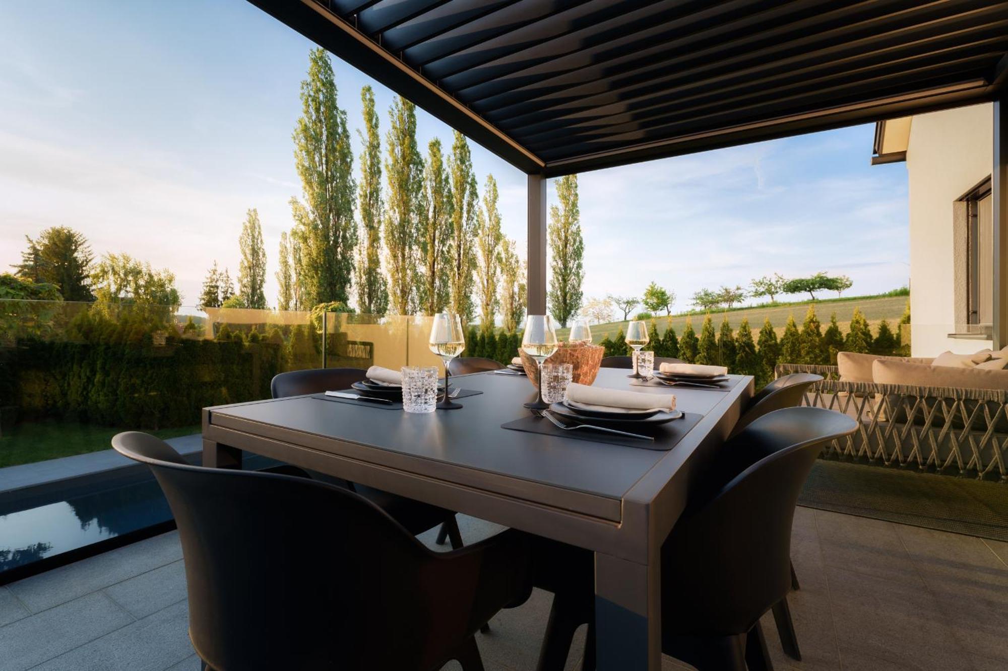 Platschberg Urban Hideaway - Stilvolles Ferienhaus Mit Pool An Der Weinstrasse Berghausen Quarto foto